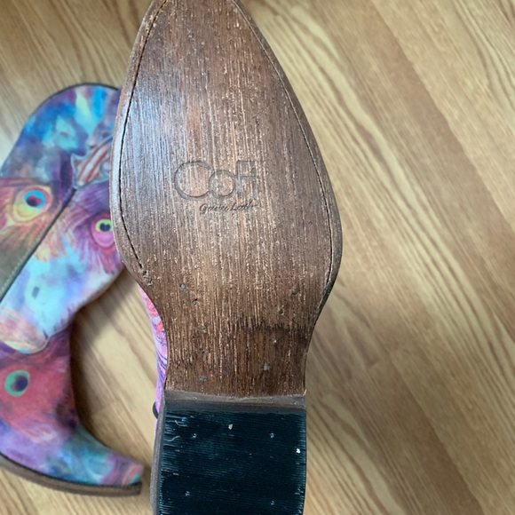 cofi Shoes Stunning Cofi Peacock Western Boots Country Summer 7